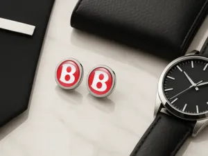 Bentley Personalized Cufflinks Men Luxury Edition Gift Set Pro